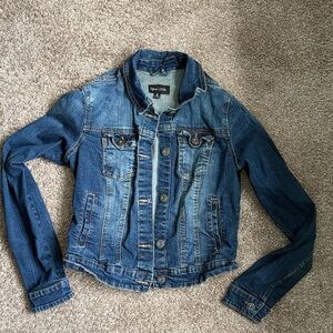 New look semi cropped jean jacket